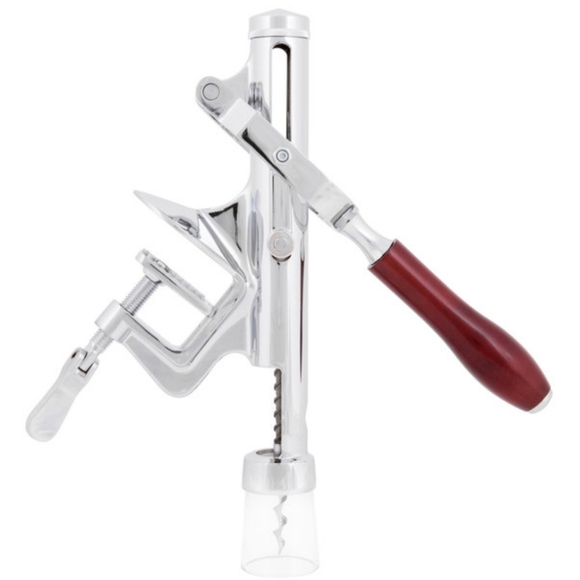 Franmara 5511 Bar-Pull chrome-plated counter mount wine bottle opener - Picture 2 of 4